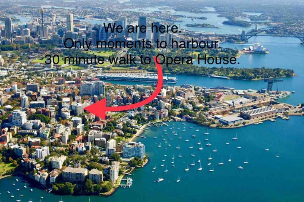 Harbourside Style, 2 Bed, A/C, Pool -Elizabeth Bay Apartman Sydney Kültér fotó